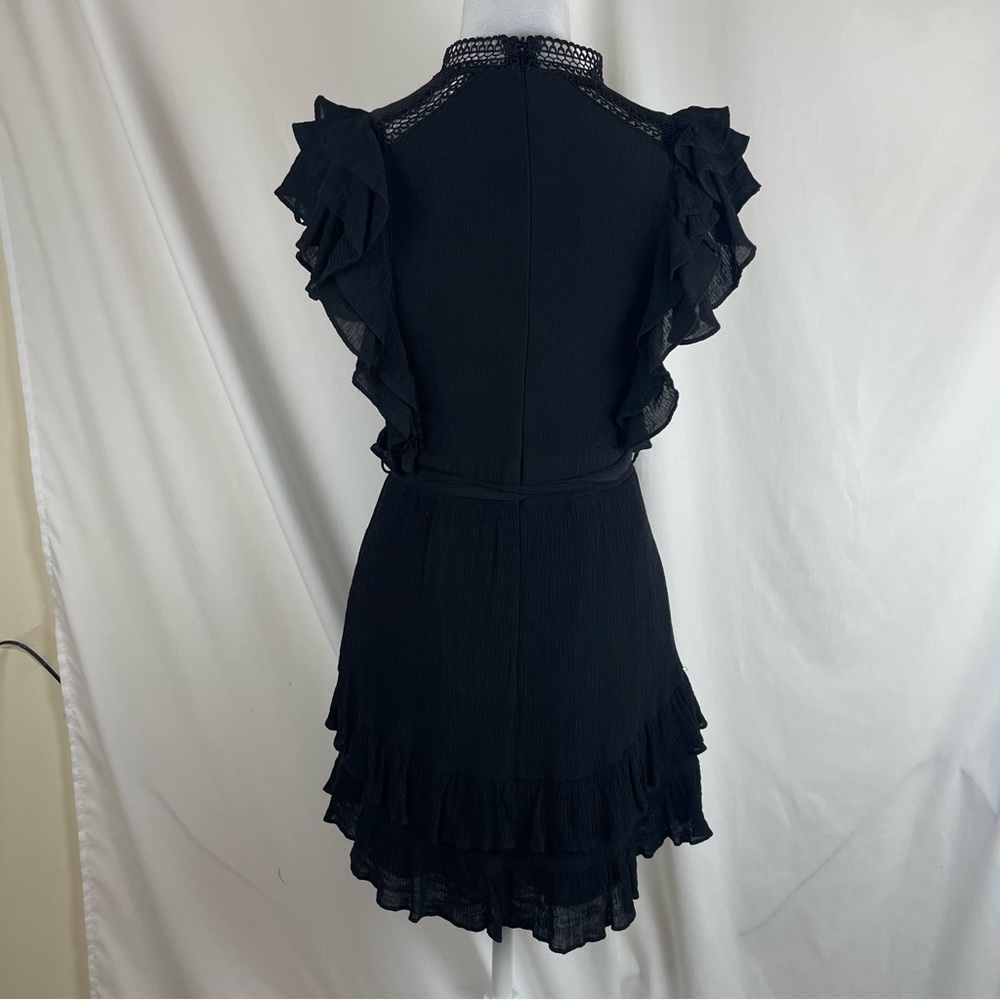 Hello Molly Black Ruffle Dress - Picture 5 of 13